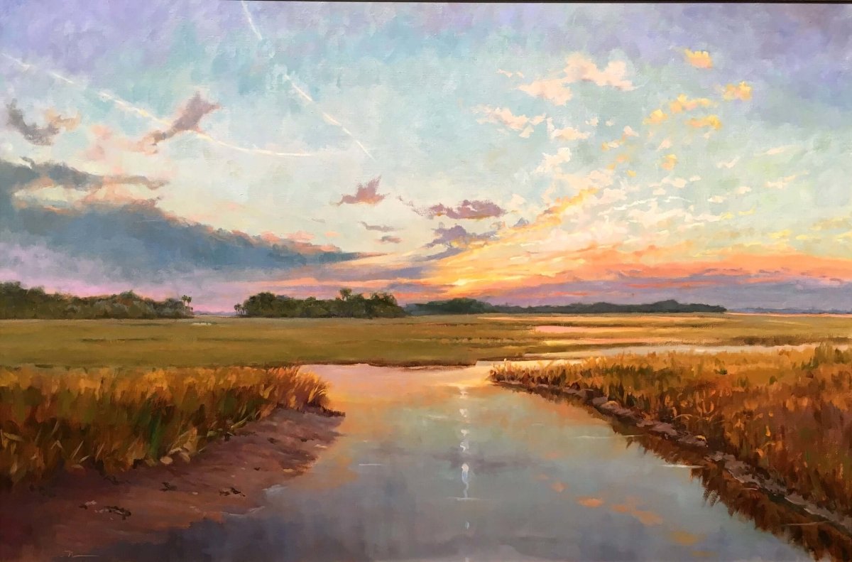 Last Light - Kiawah by VIcki Robinson at LePrince Galleries